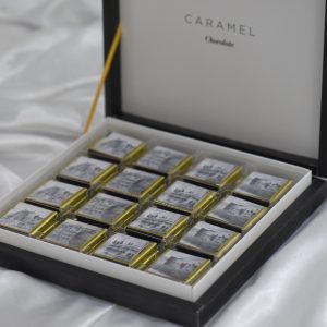 500 grlık Kare Kutu Kıbrıs Tarihi Logolu Sargılı Madlen Çikolata