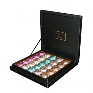 Kare Kutu Yaldızlı Kristal Çikolata